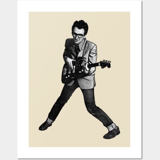 My Aim is True - Elvis Costello Vintage Portrait Posters and Art